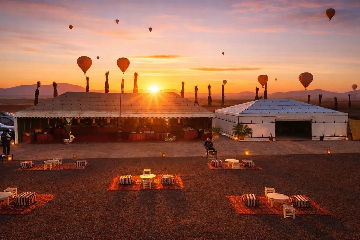 VIP Hot Air Balloon with Breakfast in Marrakech